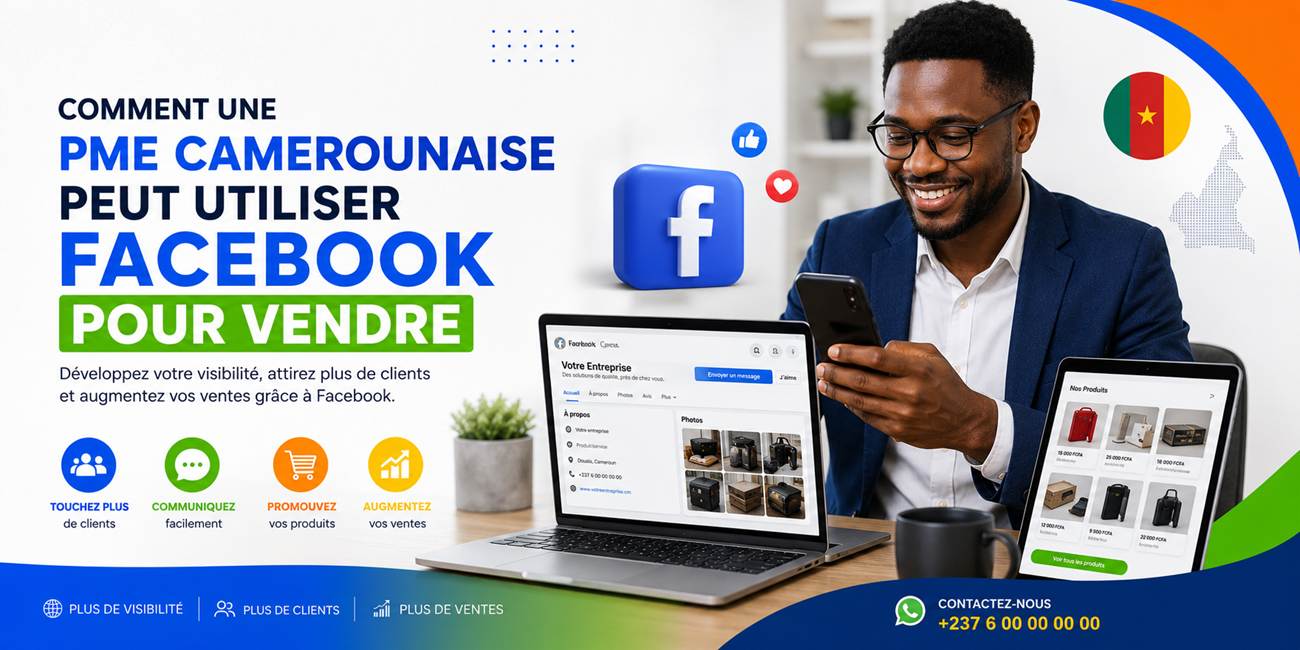Comment une PME camerounaise peut utiliser Facebook pour vendre