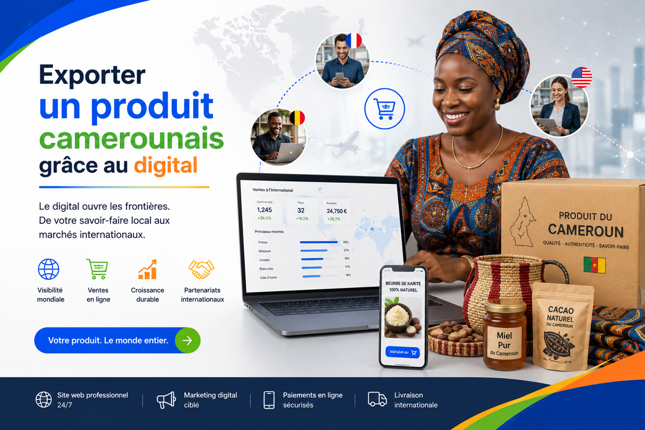Exporter un produit camerounais grâce au digital : le guide pratique pour conquérir les marchés internationaux